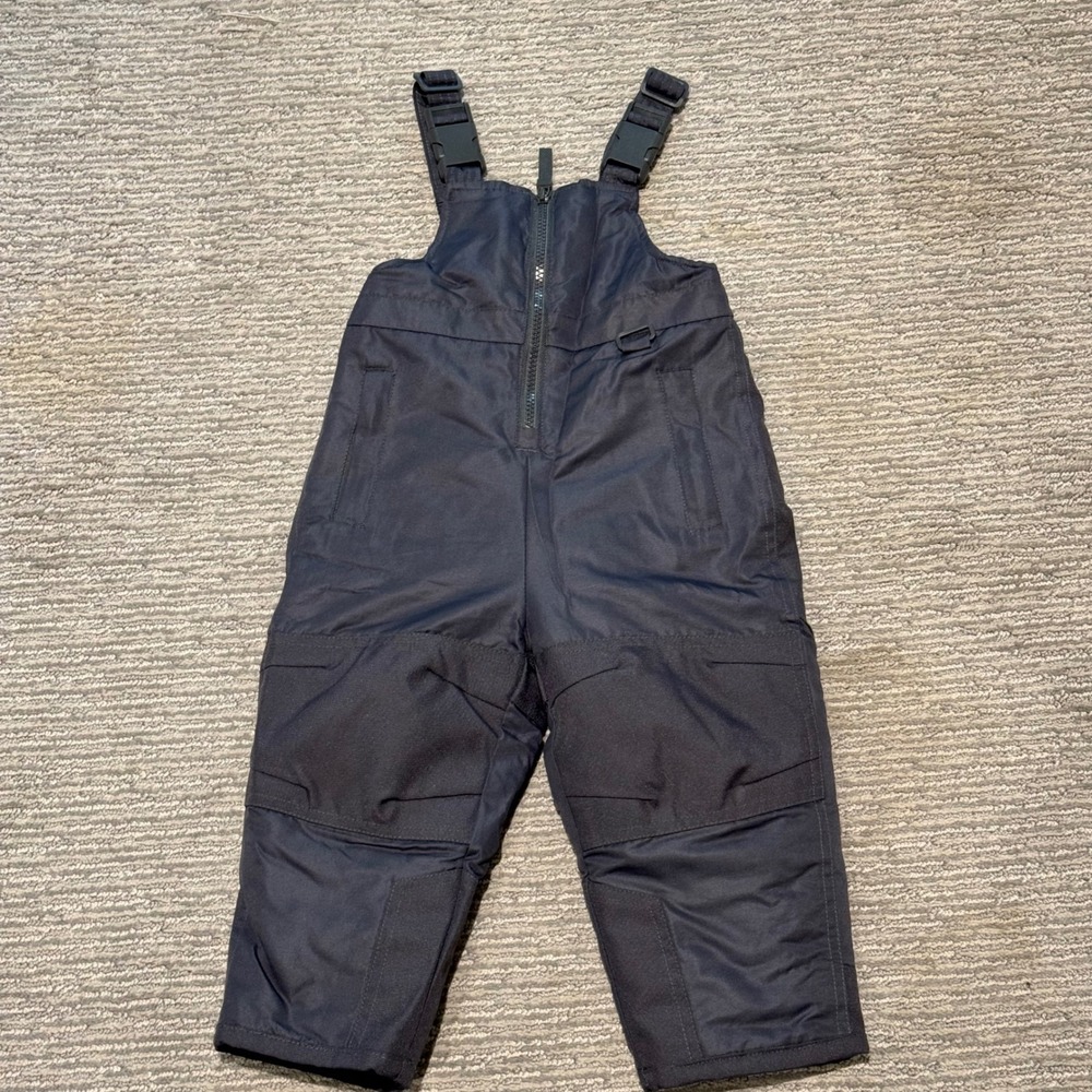 Circo Infant Gray Insulated Snow Bibs Winter Overalls Size 12M RN17730